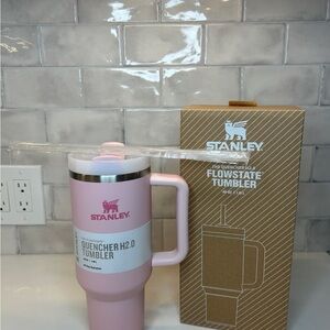 Stanley Pink FlowState Tumbler with Handle